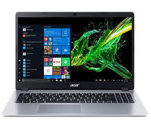 Load image into Gallery viewer, Acer Aspire 5 Slim Laptop, 15.6 inches Full HD IPS Display, AMD Ryzen 3 3200U, Vega 3 Graphics, 4GB DDR4, 128GB SSD, Backlit Keyboard, Windows 10 in S Mode, A515-43-R19L,Silver