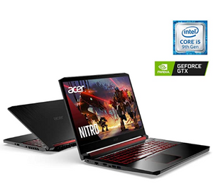 Acer Nitro 5 Gaming Laptop, 9th Gen Intel Core i5-9300H, NVIDIA GeForce GTX 1650, 15.6" Full HD IPS Display, 8GB DDR4, 256GB NVMe SSD, WiFi 6, Waves MaxxAudio, Backlit Keyboard, AN515-54-5812